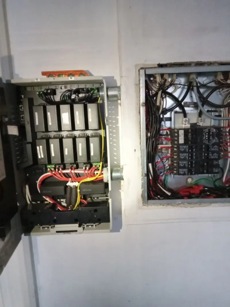 Electrical panel upgrade completed for Security Camera Wiring in Dartmouth